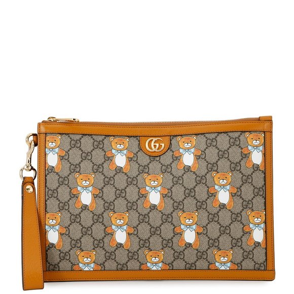 GUCCI Cream Pouch - Picture 1 of 11